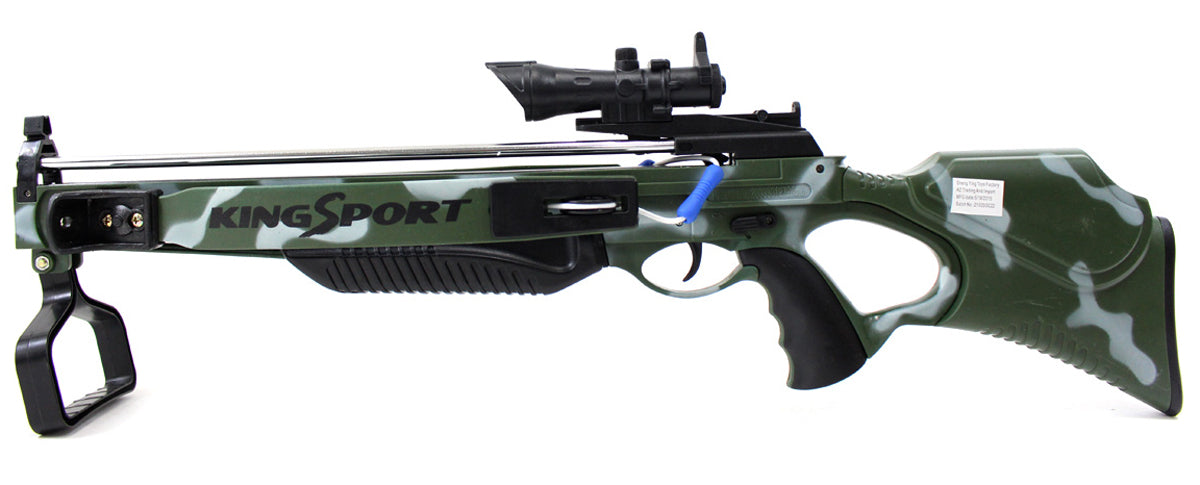 Deluxe Action Military Crossbow Set With Scope 30"