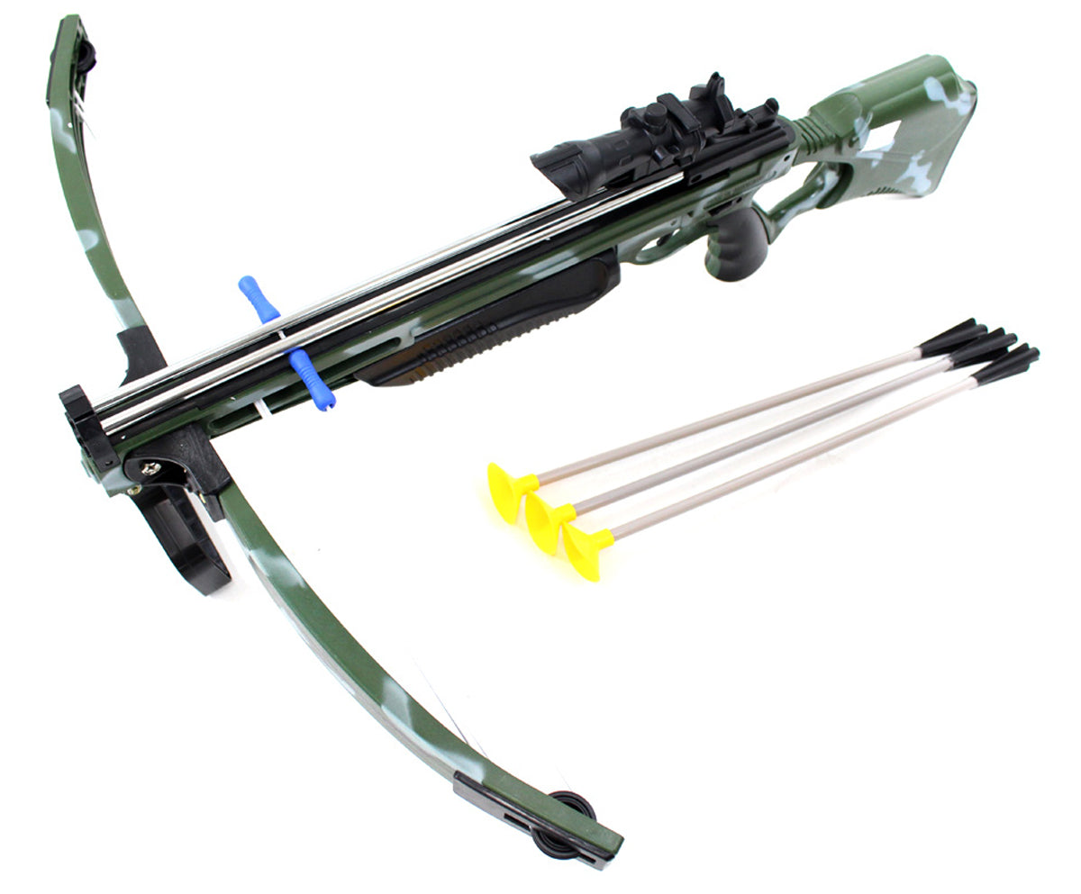 Deluxe Action Military Crossbow Set With Scope 30"