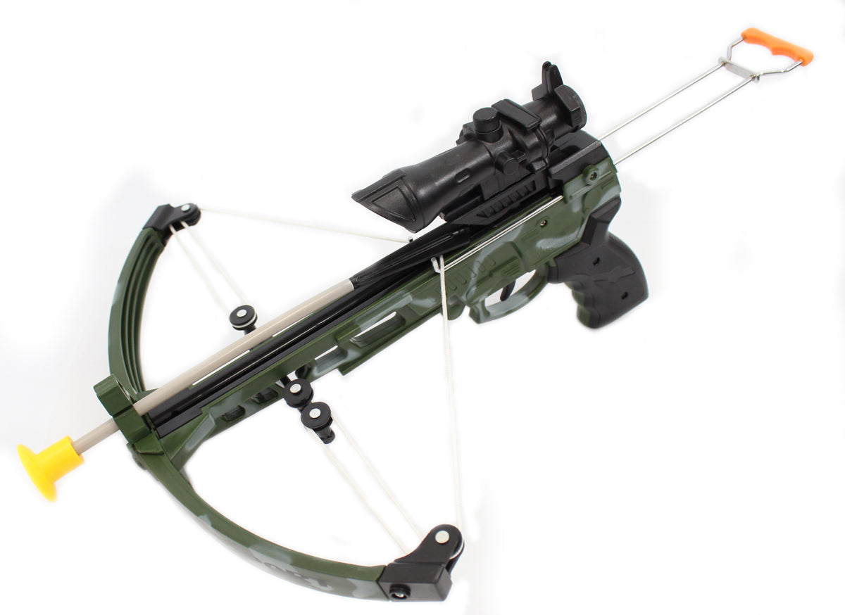 Military Toy Crossbow Set With Scope And Target