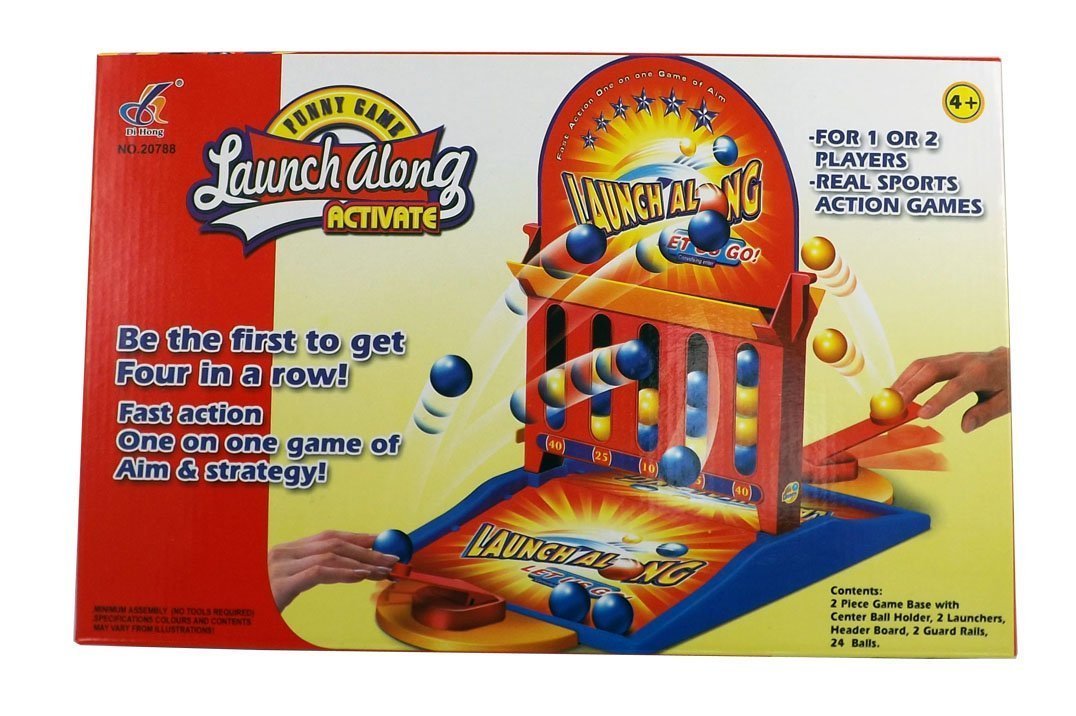 Launch Along Connect Four Board Game For Kids