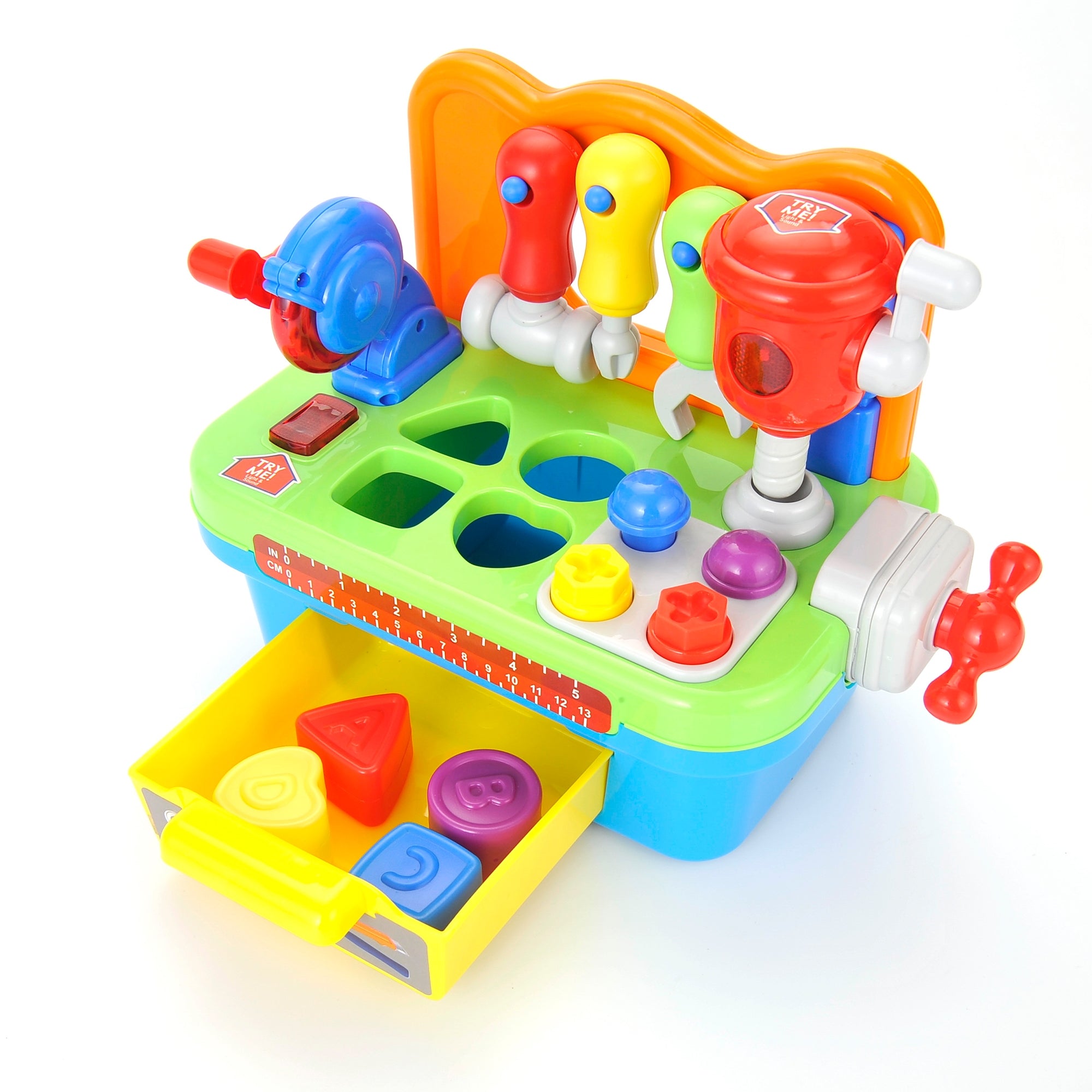 Little Engineer Multifunctional Musical Learning Tool Workbench For Kids