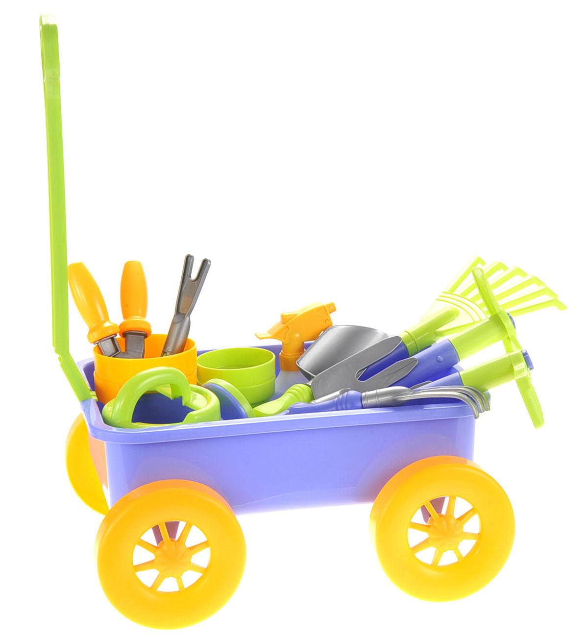 Garden Wagon & Tools Toy Set