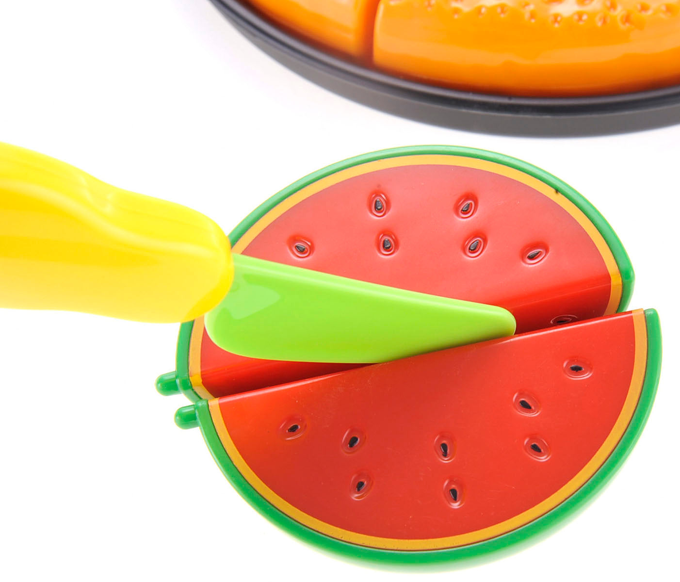 Pizza Playset With Watermelon, Icecream And Utensils