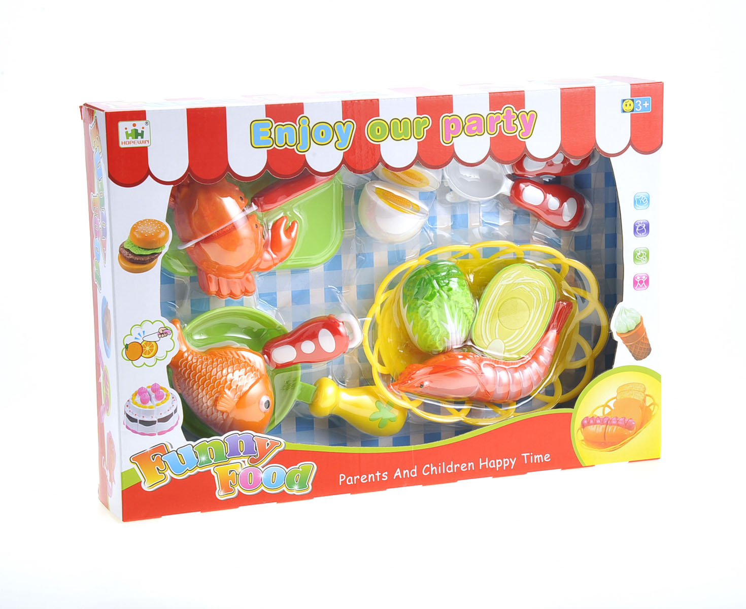 Seafood Cutting Food Playset