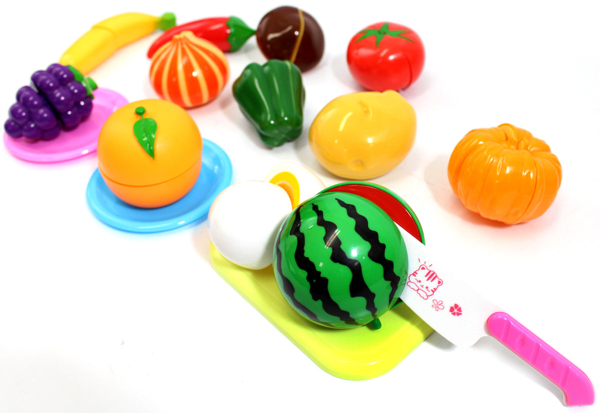 Kitchen Fun Cutting Fruits & Vegetables Food Playset