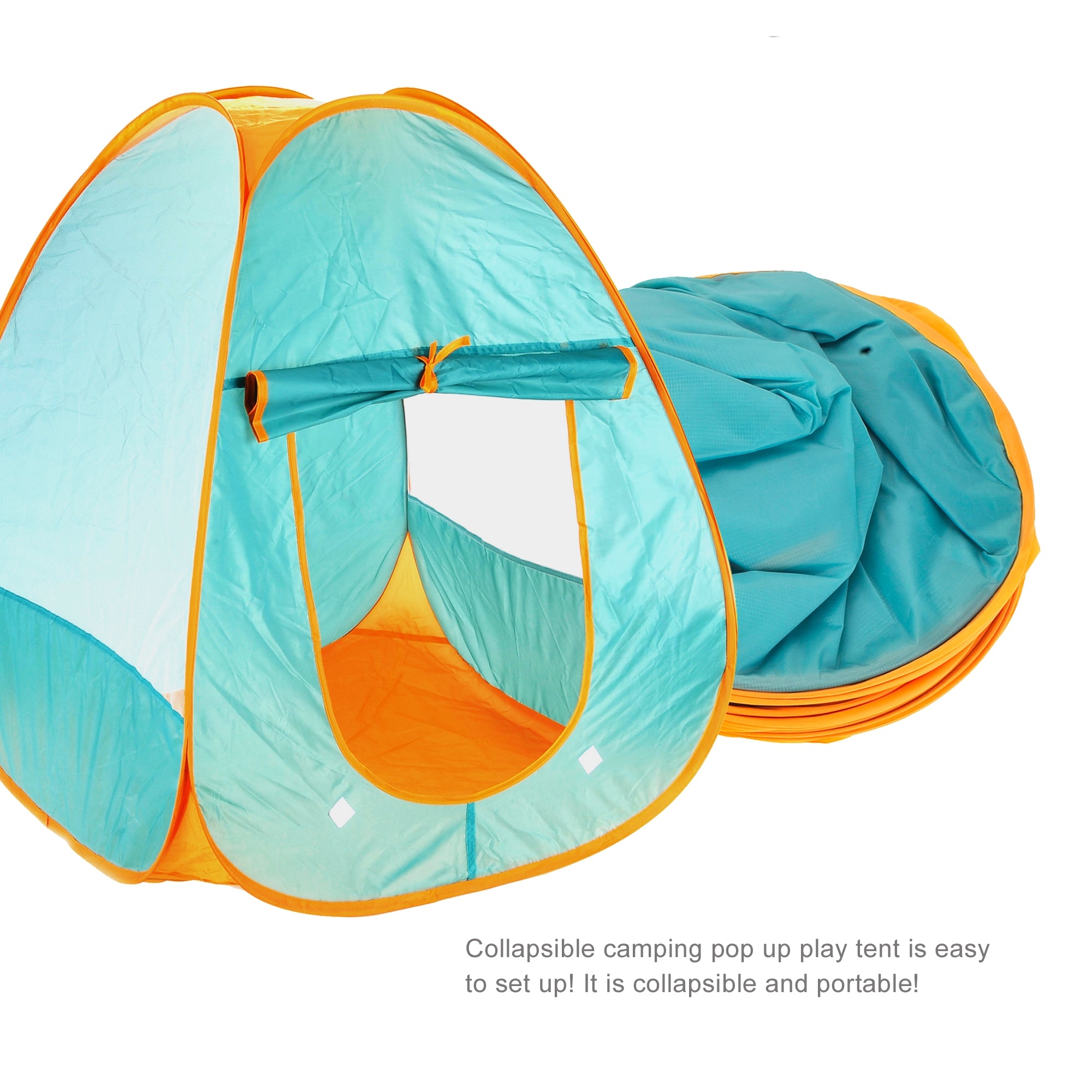 Kids Play Pop Up Tent W/Camping Gear Set & Tools