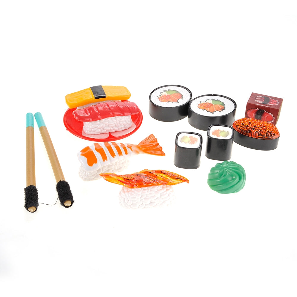 Japanese Sushi Dinner Bento Box Pretend Play Cutting Food Set 21pcs