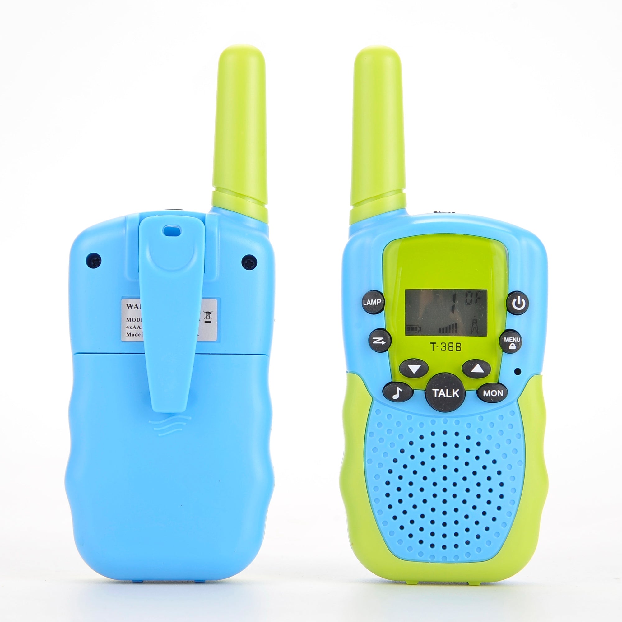 2 Way Walkie Talkies For Kids (2 Pieces), 22 Channels 3 Miles Range