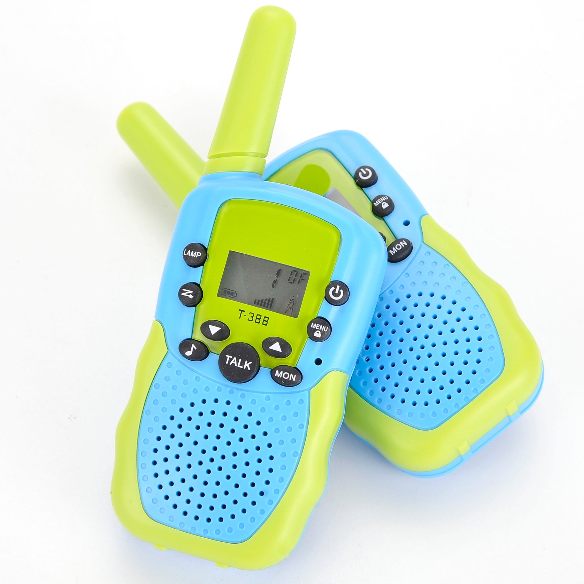 2 Way Walkie Talkies For Kids (2 Pieces), 22 Channels 3 Miles Range