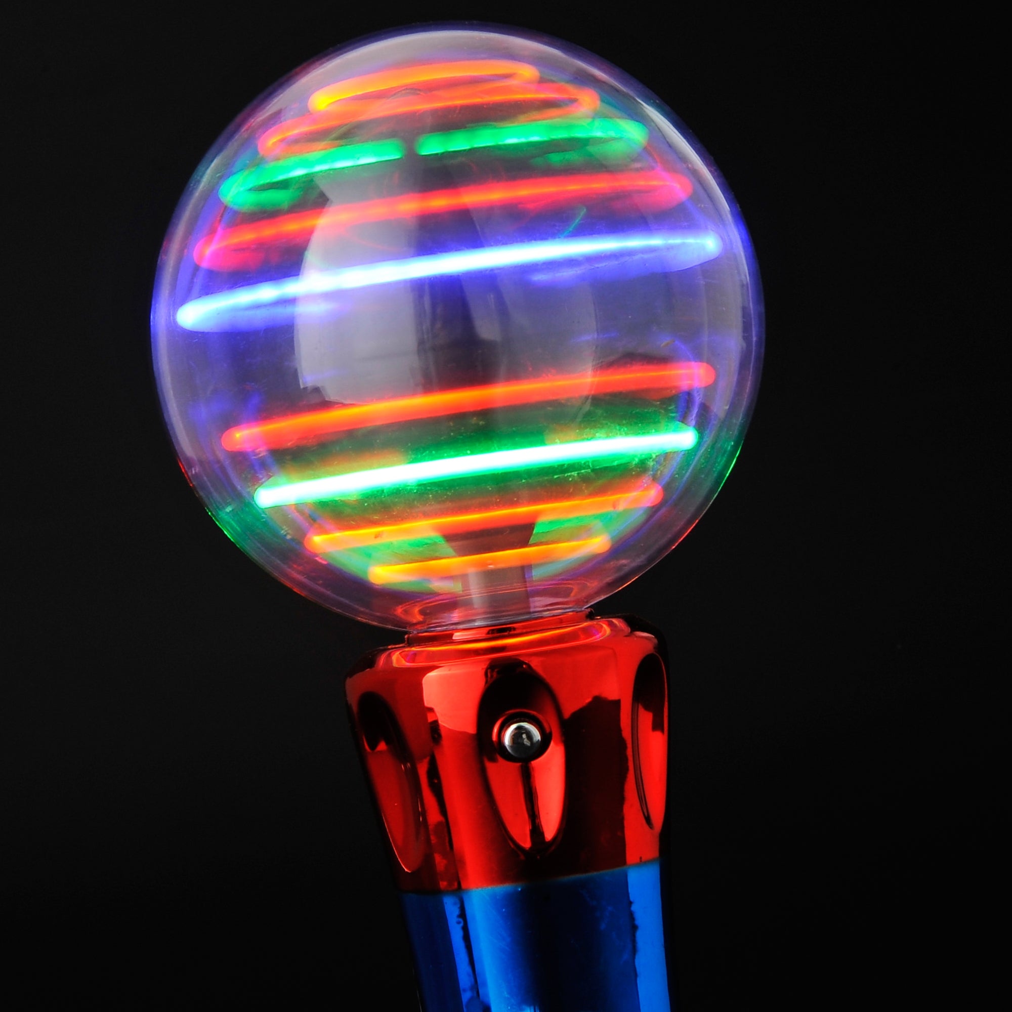 Flashing Spinning LED Magic Ball Toy Wand