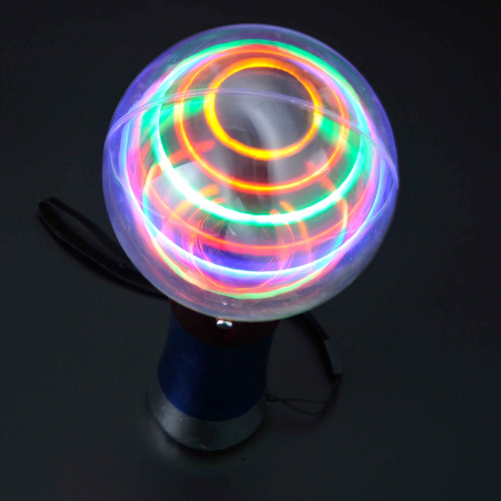 Flashing Spinning LED Magic Ball Toy Wand