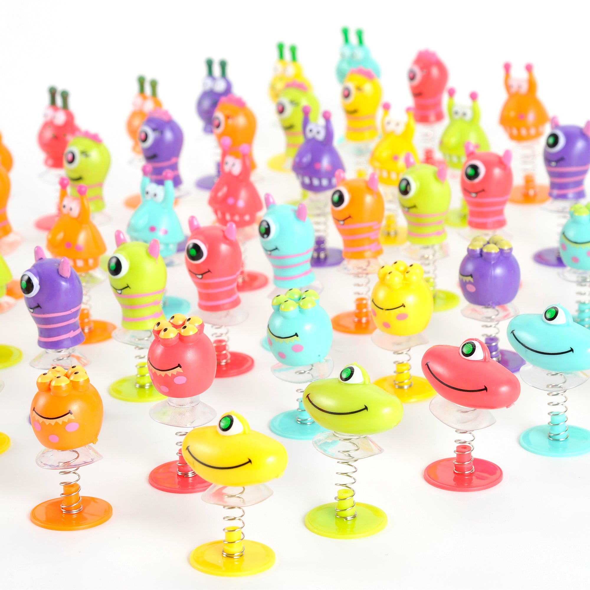 60 Pcs Fun Alien Spring/Jumping/Bouncy Party Favor Toys