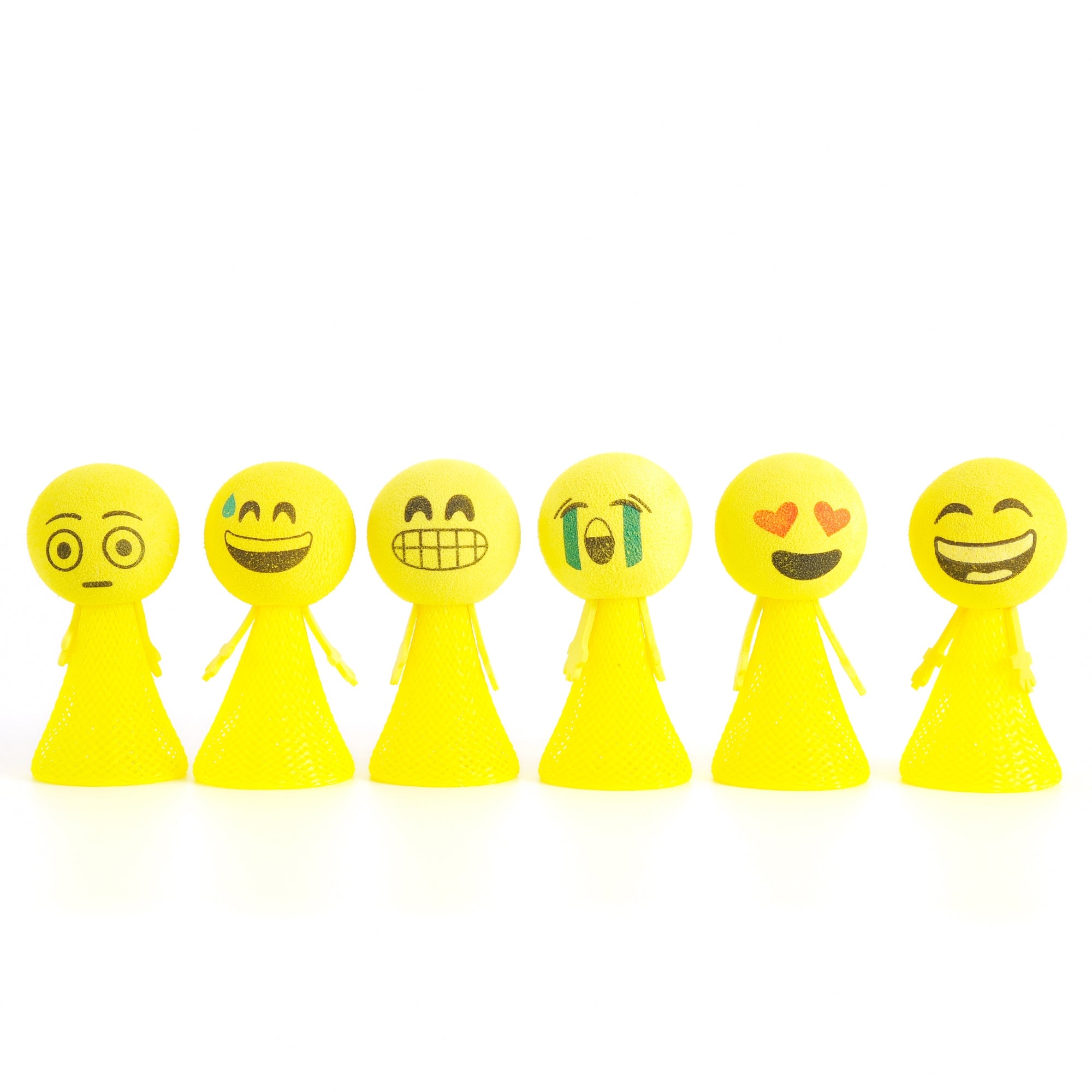 24 Pcs Jumping Emoticon Popper/Launcher LED Light Up