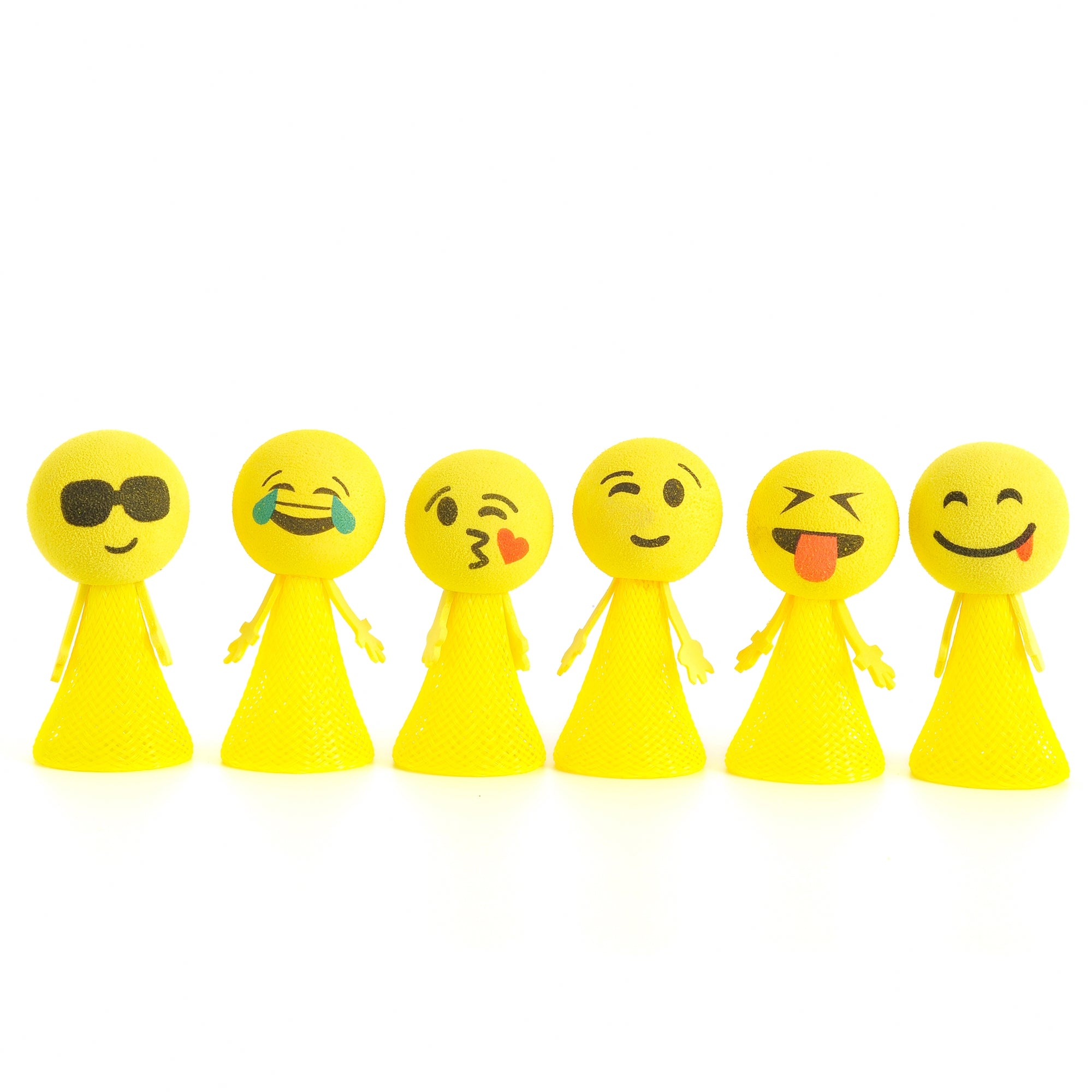 24 Pcs Jumping Emoticon Popper/Launcher LED Light Up