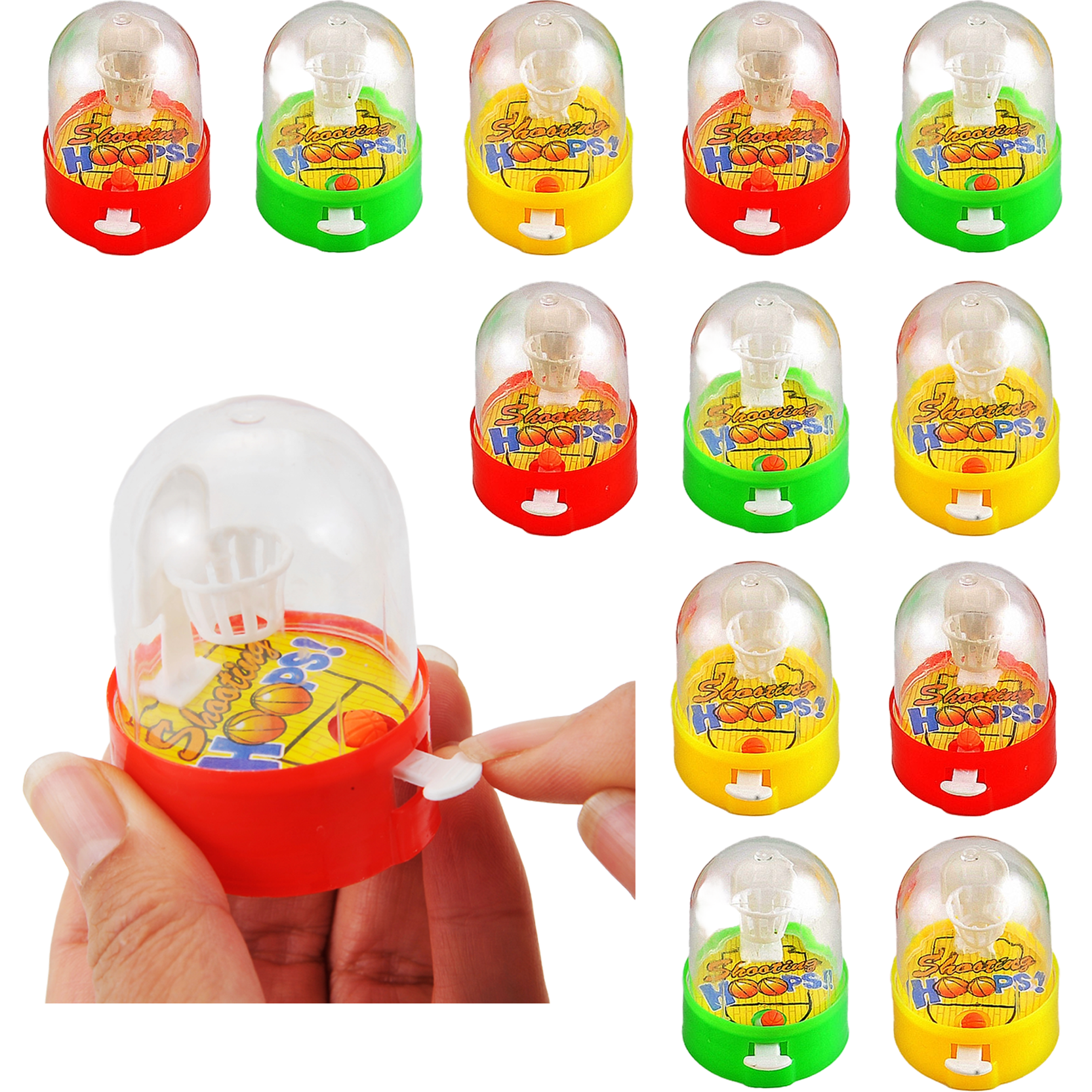 12 Pack Mini Finger Basketball Shooting Game, Party Favors Basketball Party