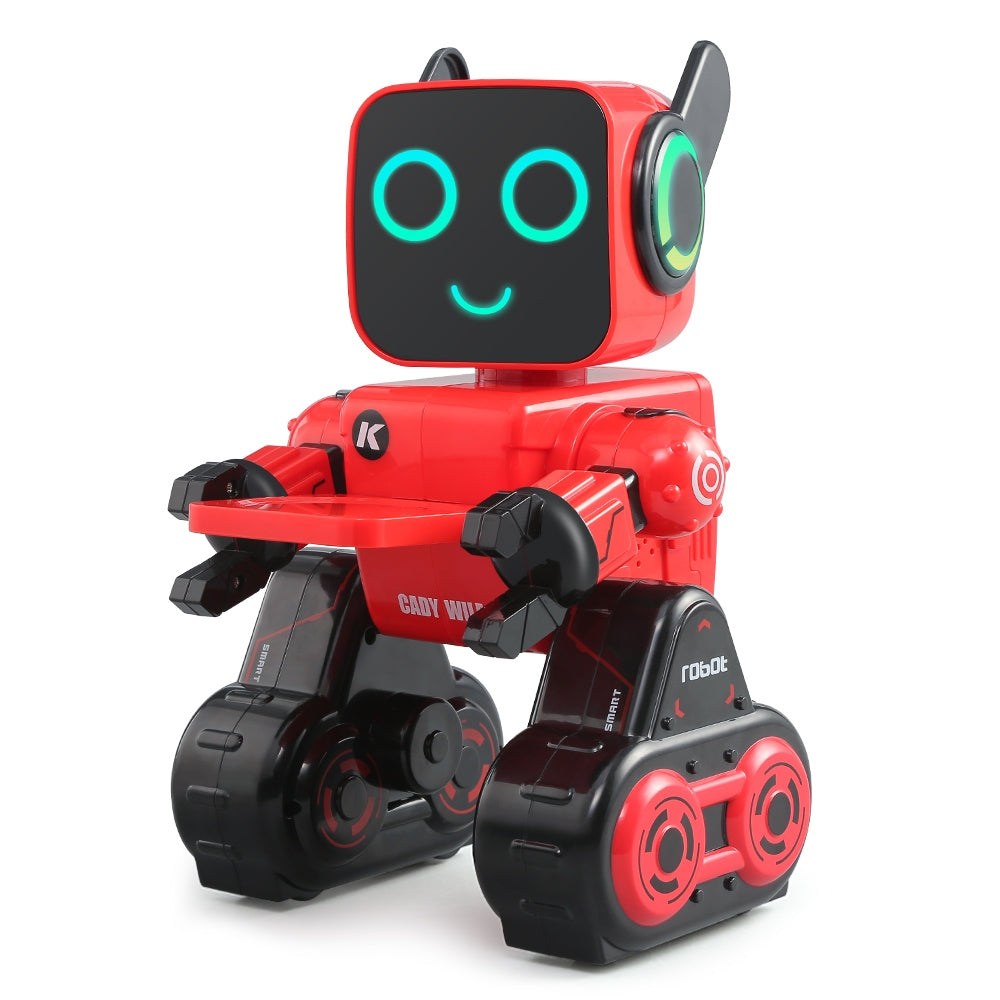 RC Intelligent Interactive Robot w/Build-in Piggy Bank Red