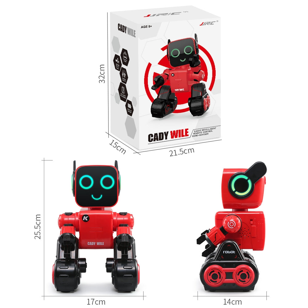 RC Intelligent Interactive Robot w/Build-in Piggy Bank Red