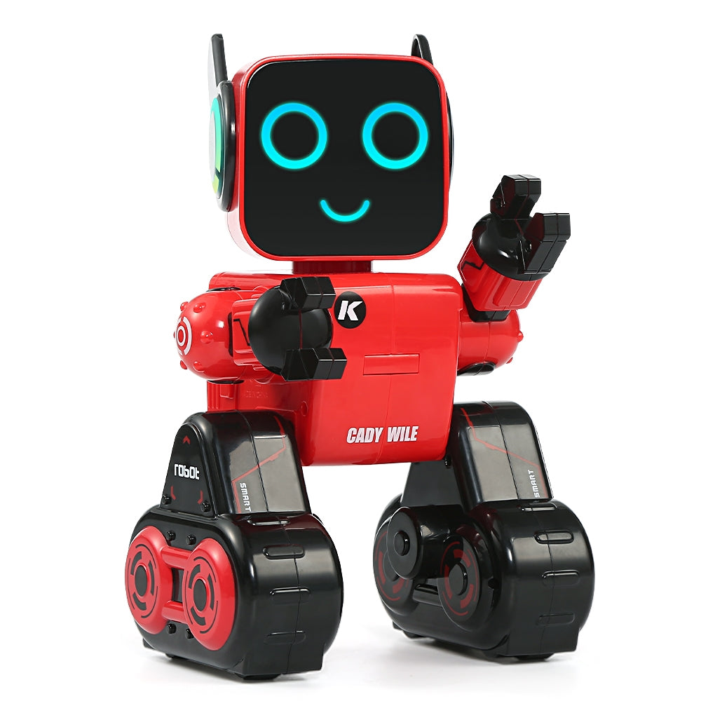 RC Intelligent Interactive Robot w/Build-in Piggy Bank Red