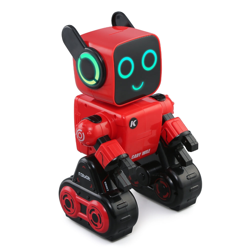 RC Intelligent Interactive Robot w/Build-in Piggy Bank Red