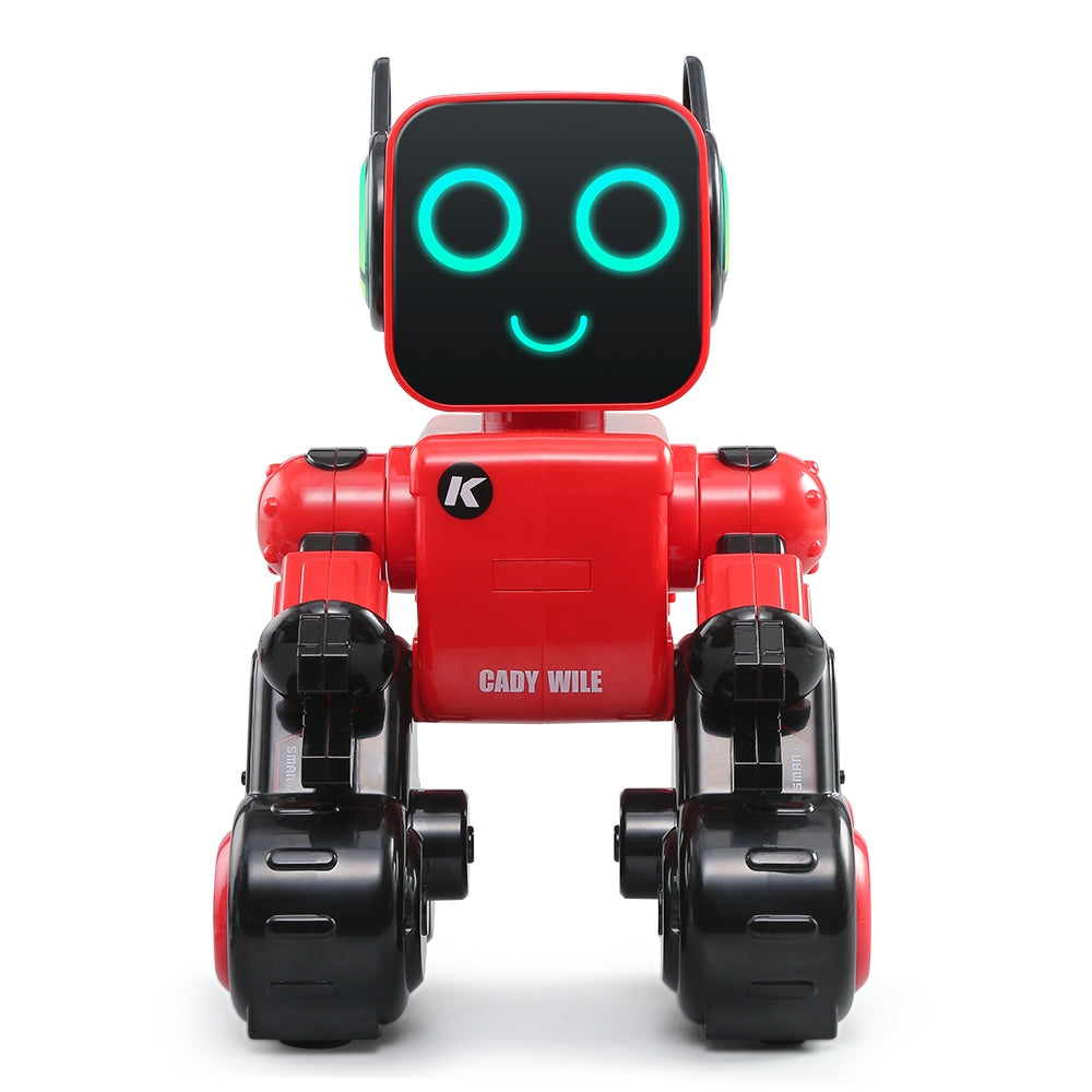 RC Intelligent Interactive Robot w/Build-in Piggy Bank Red