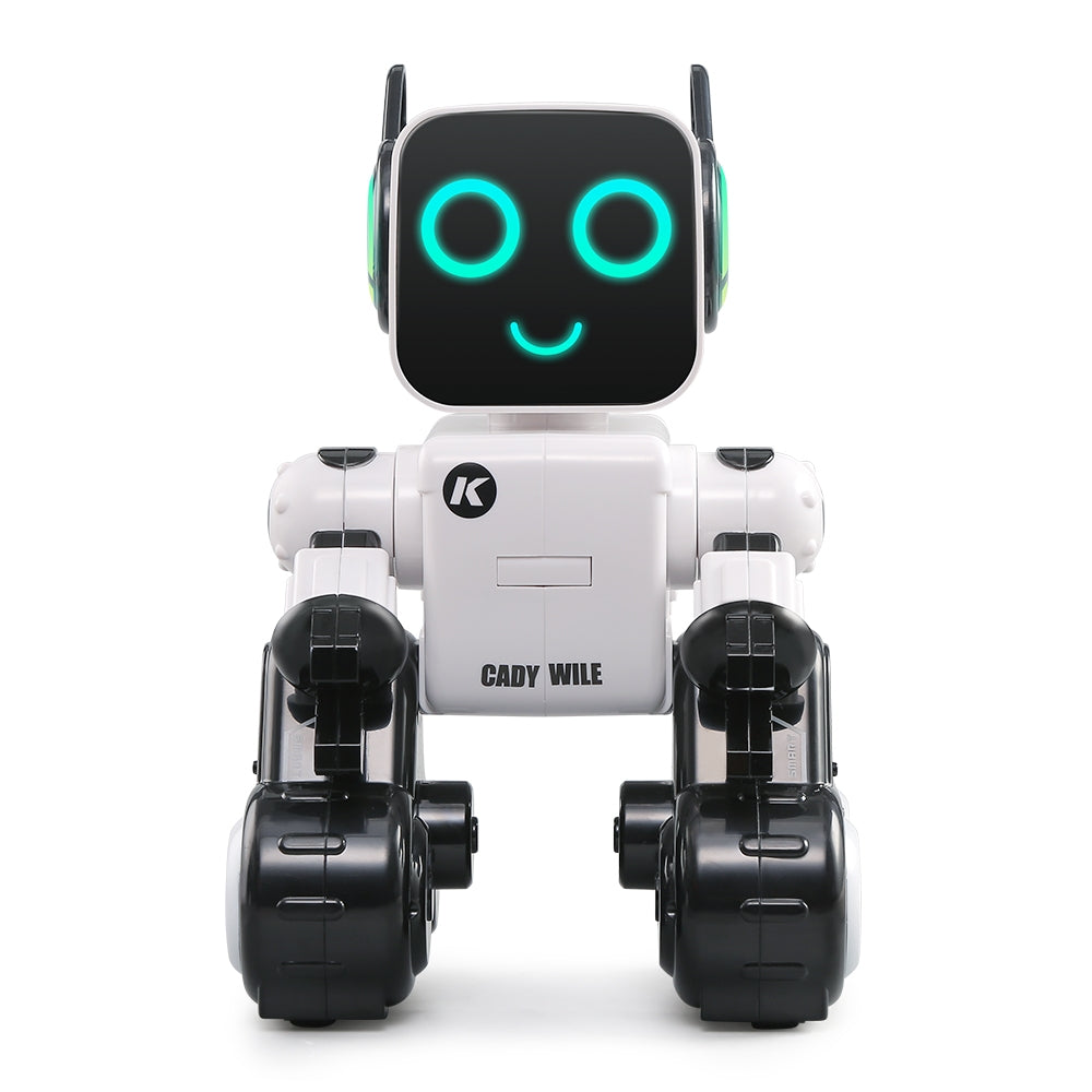 RC Intelligent Interactive Robot w/Build-in Piggy Bank White