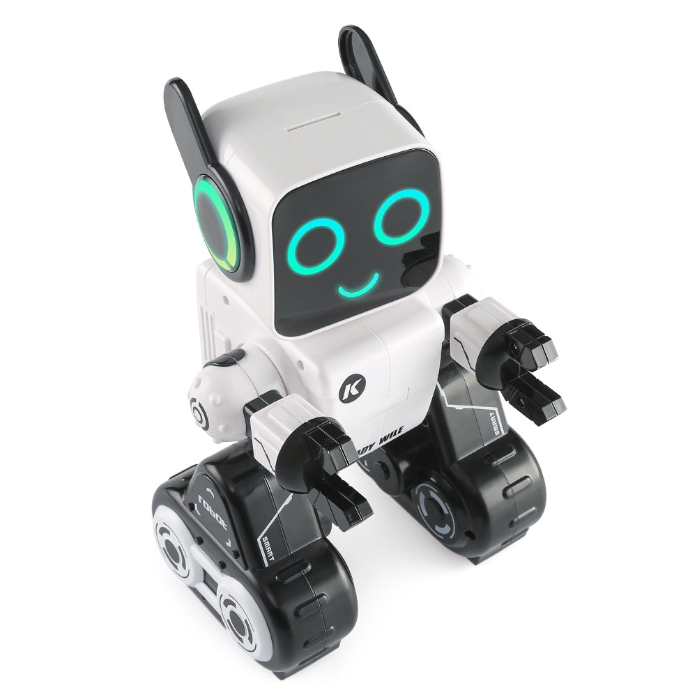 RC Intelligent Interactive Robot w/Build-in Piggy Bank White