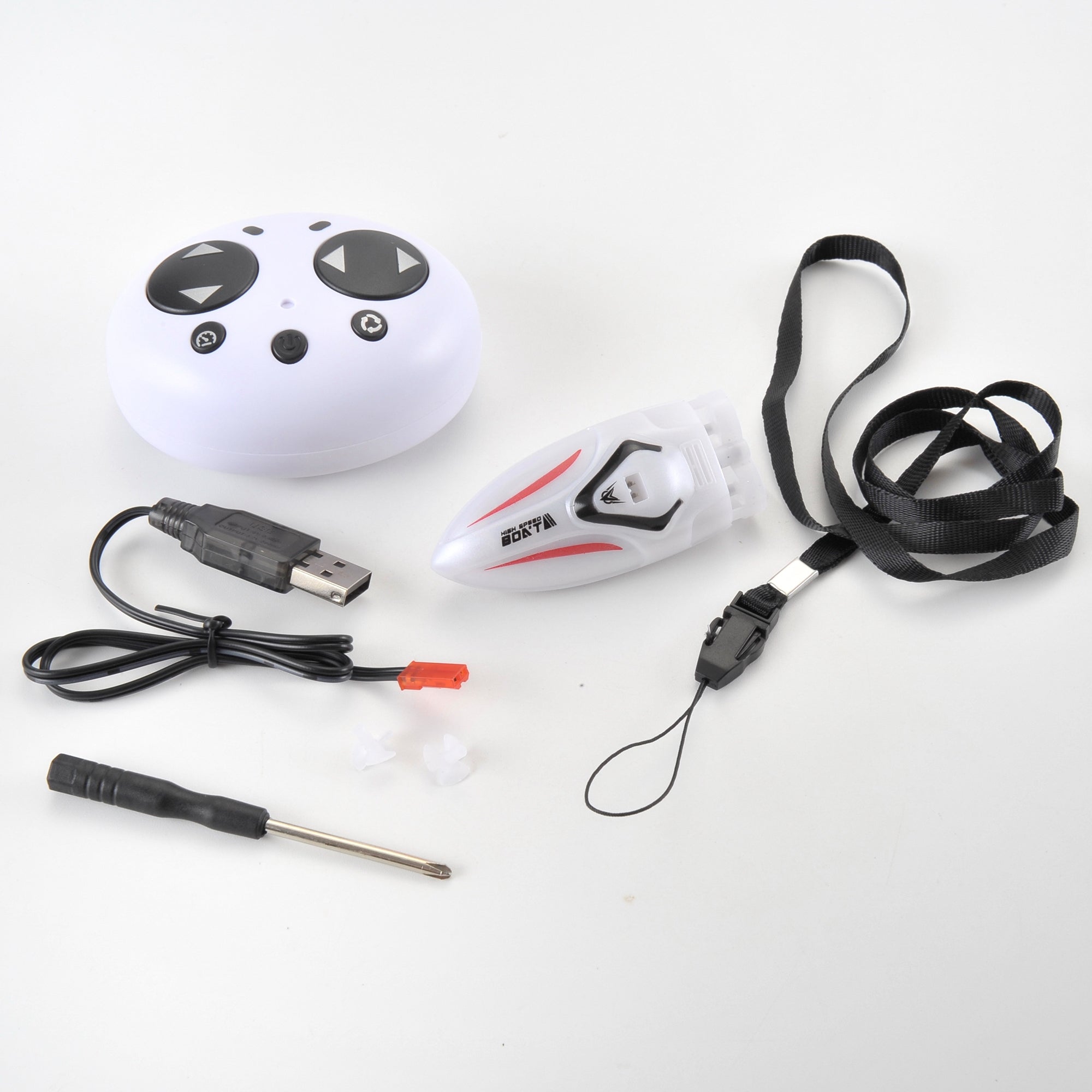 Mini Remote Control Boat 2.4G (White)