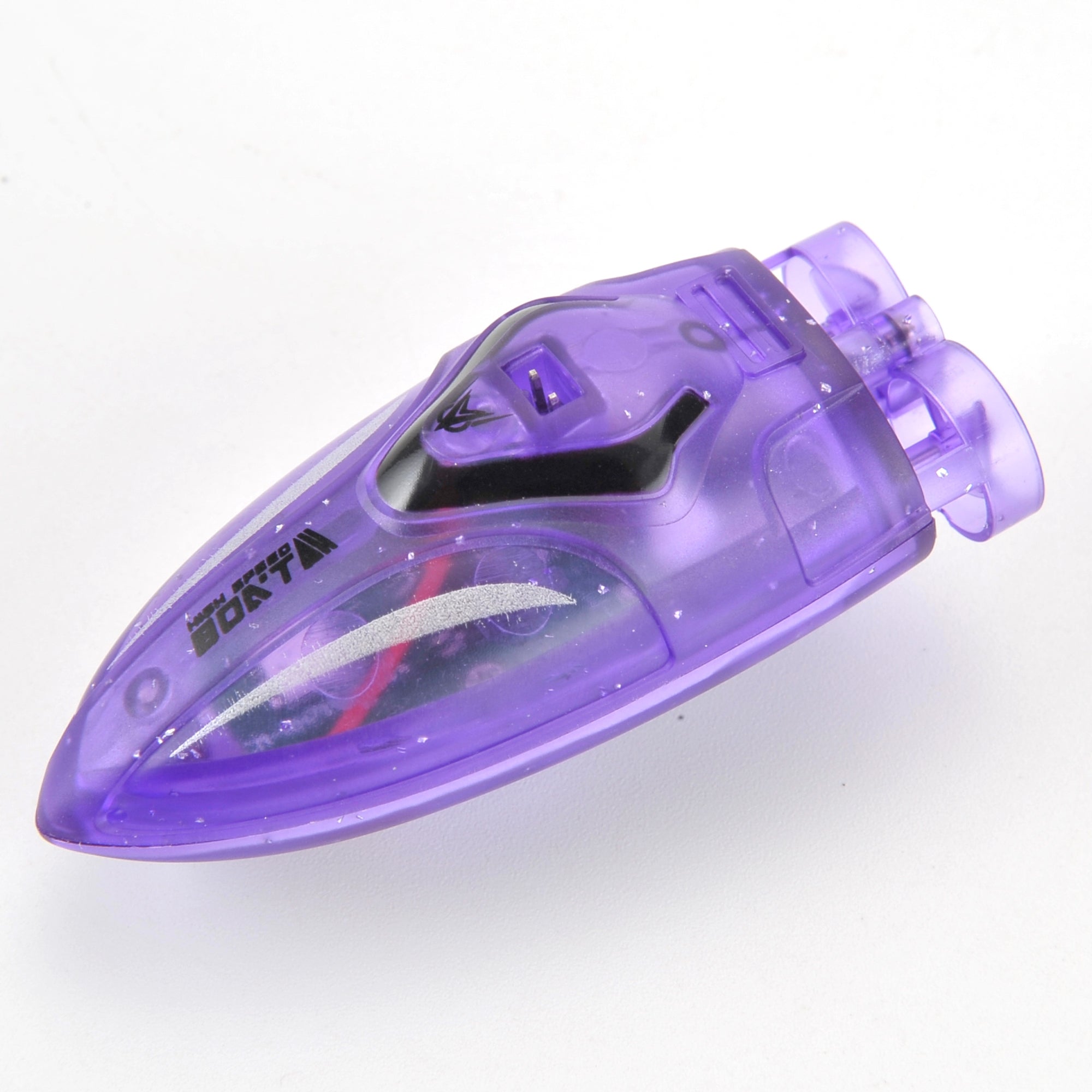 Mini RC Boat w/360 Auto Rotation 2.4G Purple