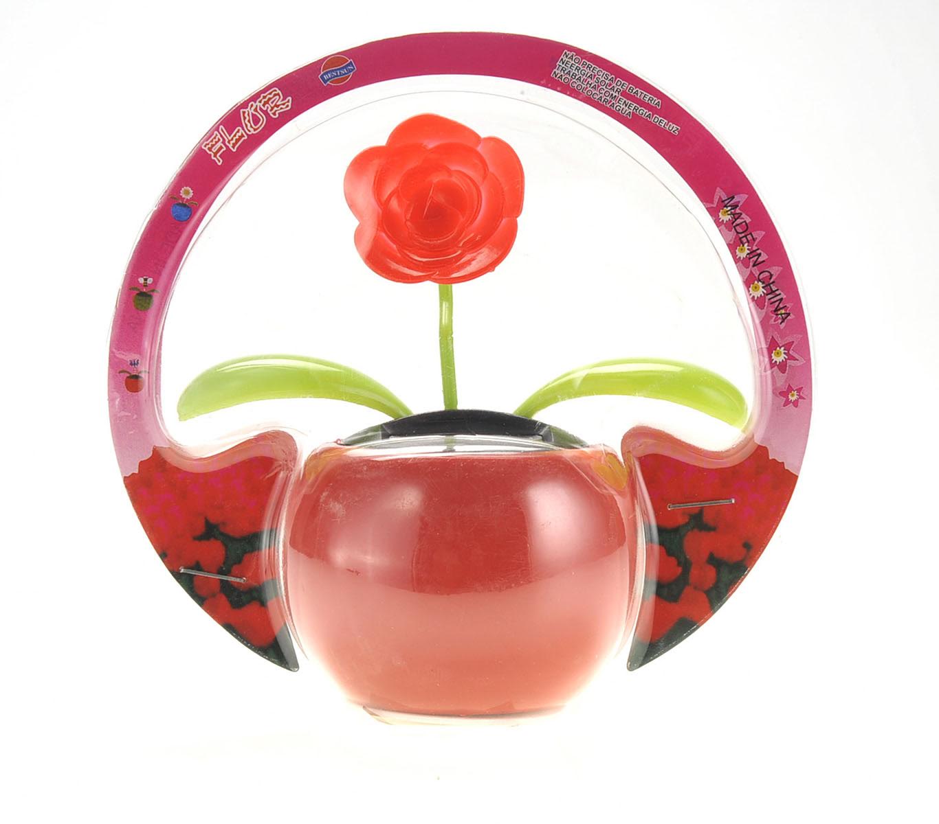 Solar Flower Toy (Red)