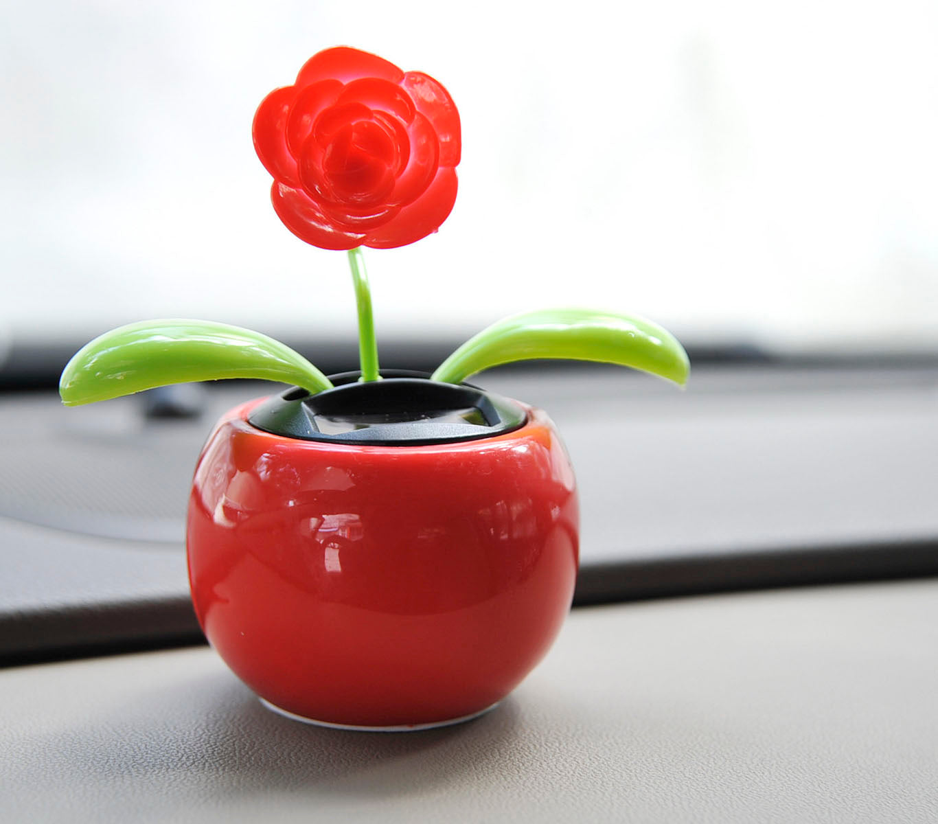 Solar Flower Toy (Red)