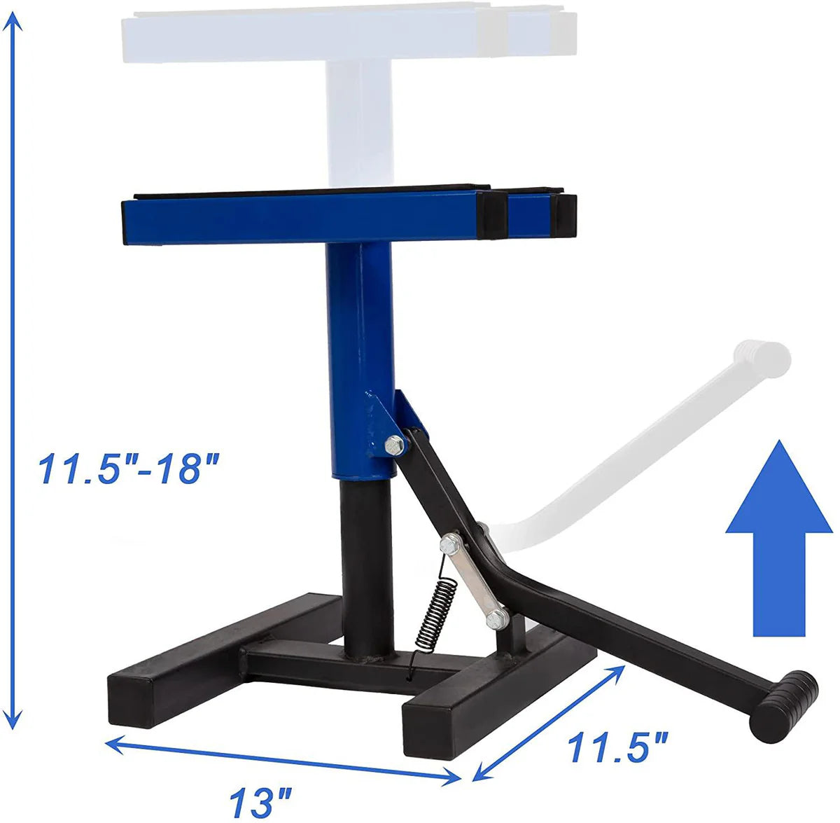 330LB Motorcycle Dirt Bike Stand Rack Lift Hoist Table Height Adjustable Lifting Stand