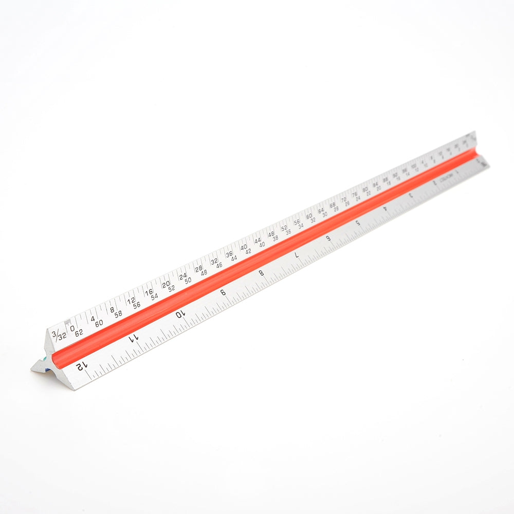 12" Triangular Architect Ruler