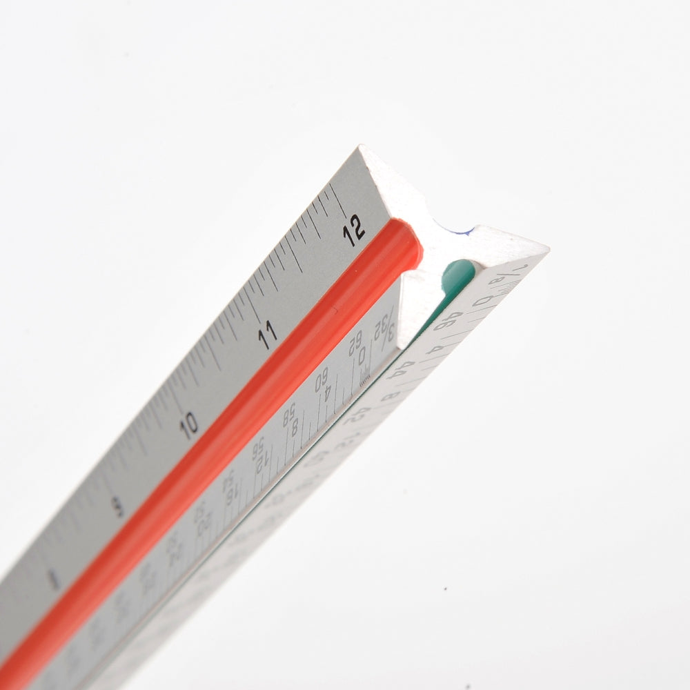 12" Triangular Architect Ruler