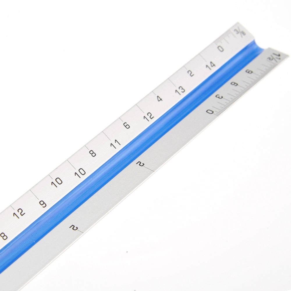 12" Triangular Architect Ruler