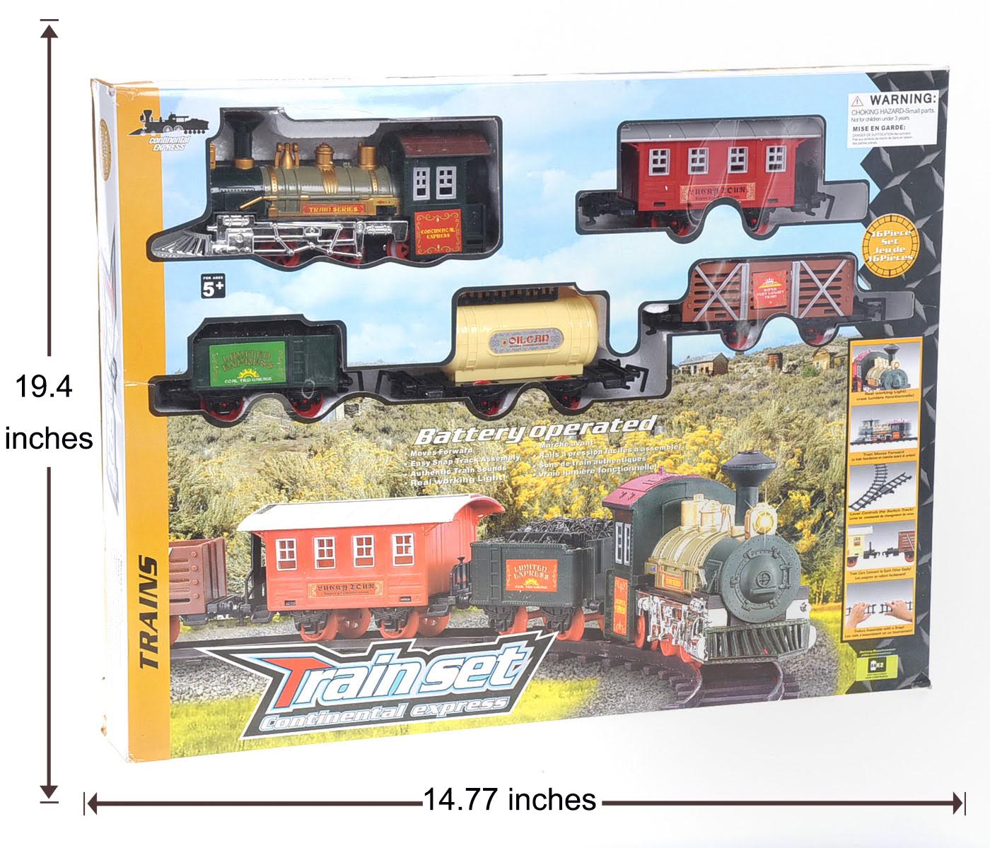 Continental Express Toy Train Set