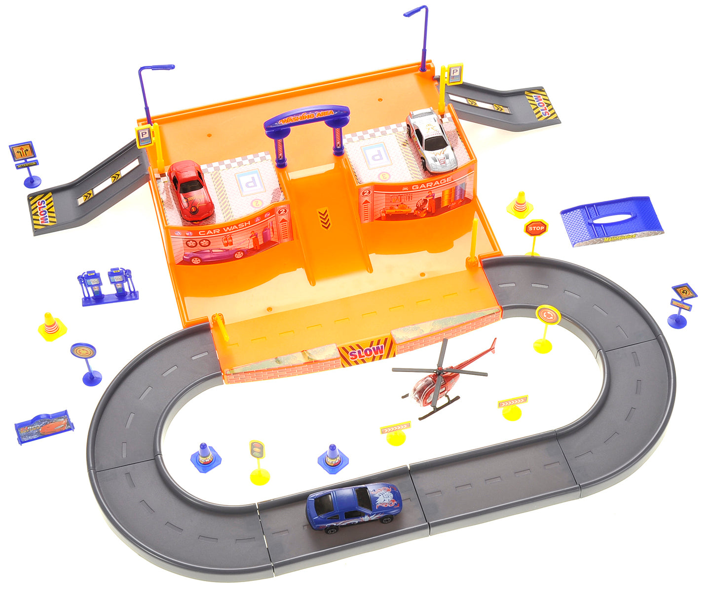 Parking Garage Diecast Racing Playset