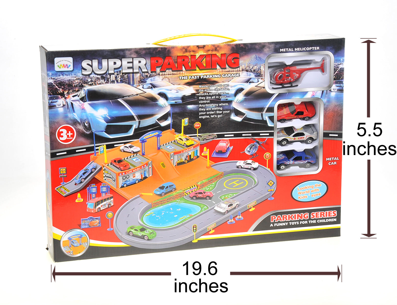 Parking Garage Diecast Racing Playset