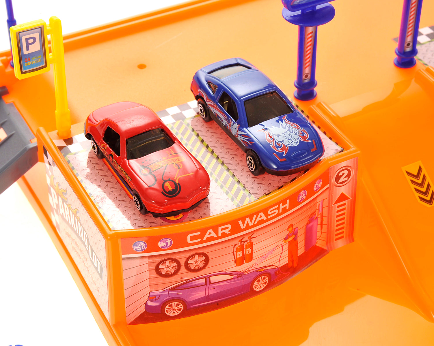 Parking Garage Diecast Racing Playset