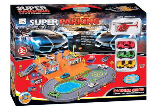 Parking Garage Diecast Racing Playset