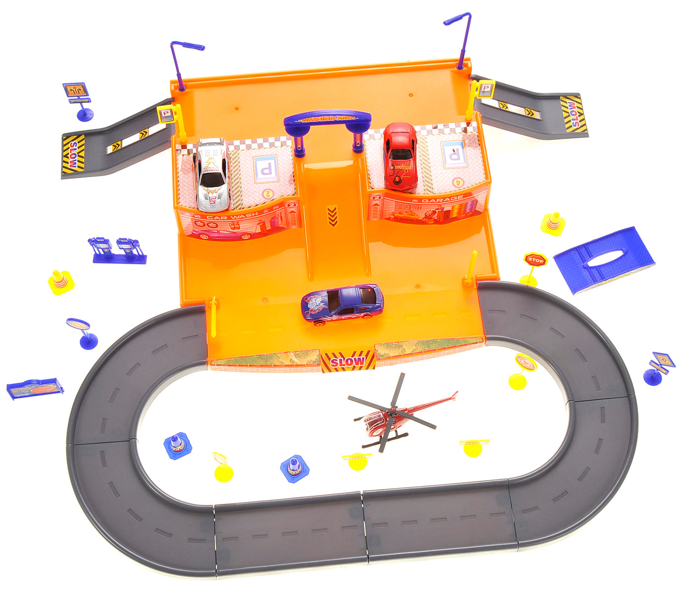 Parking Garage Diecast Racing Playset