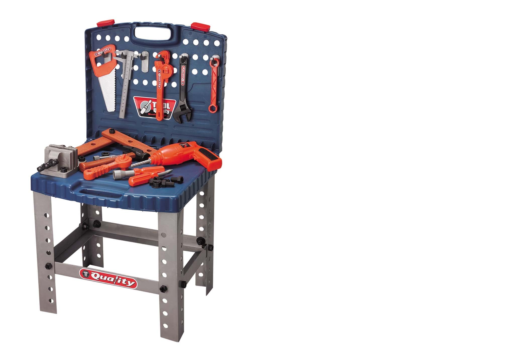 16" Pretend Tool Set Workbench For Kids