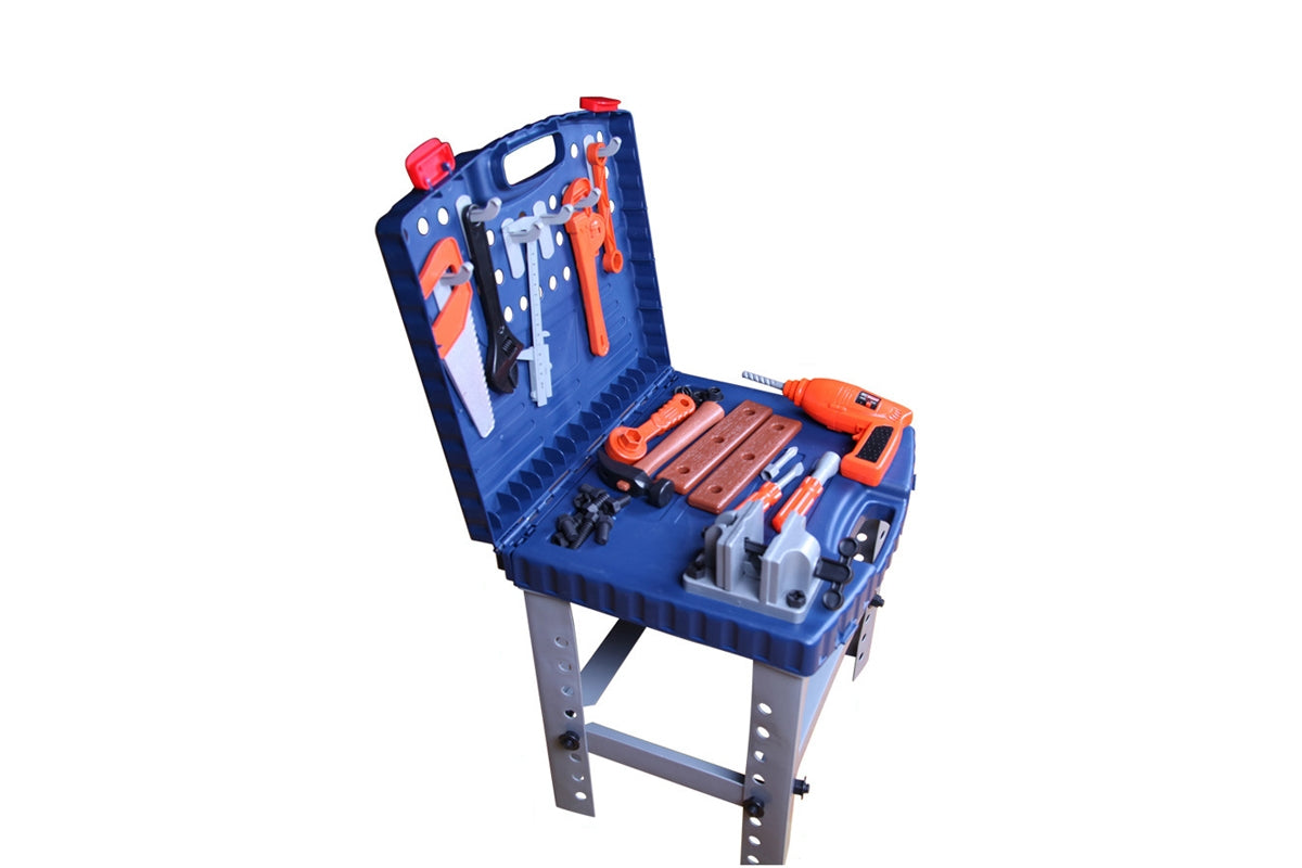 16" Pretend Tool Set Workbench For Kids