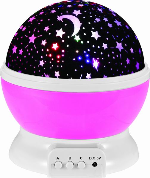 Night Light Projection Lamp Pink