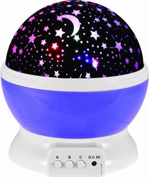 Night Light Projection Lamp Purple